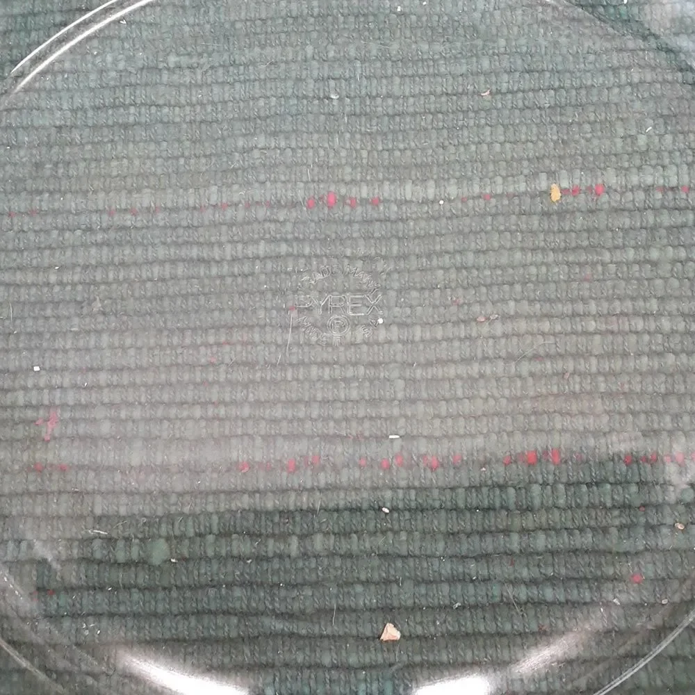 PYREX 210 Clear Glass Pie Dish 10 In Plate Dish Bakeware USA VTG‎